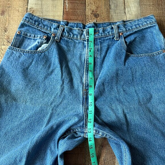 Vintage Jordache Original 100% Cotton Blue Denim Jeans Men's 38x32 Straight Leg - Picture 5 of 10